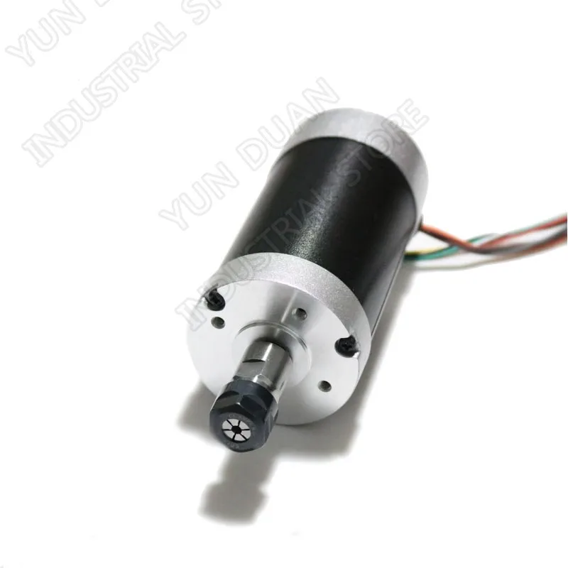 500W Brushless spindle 60Ncm 12000rpm DC 48V 55mm motor ER11 Collets for CNC drilling milling Carving Metal plastic wood working