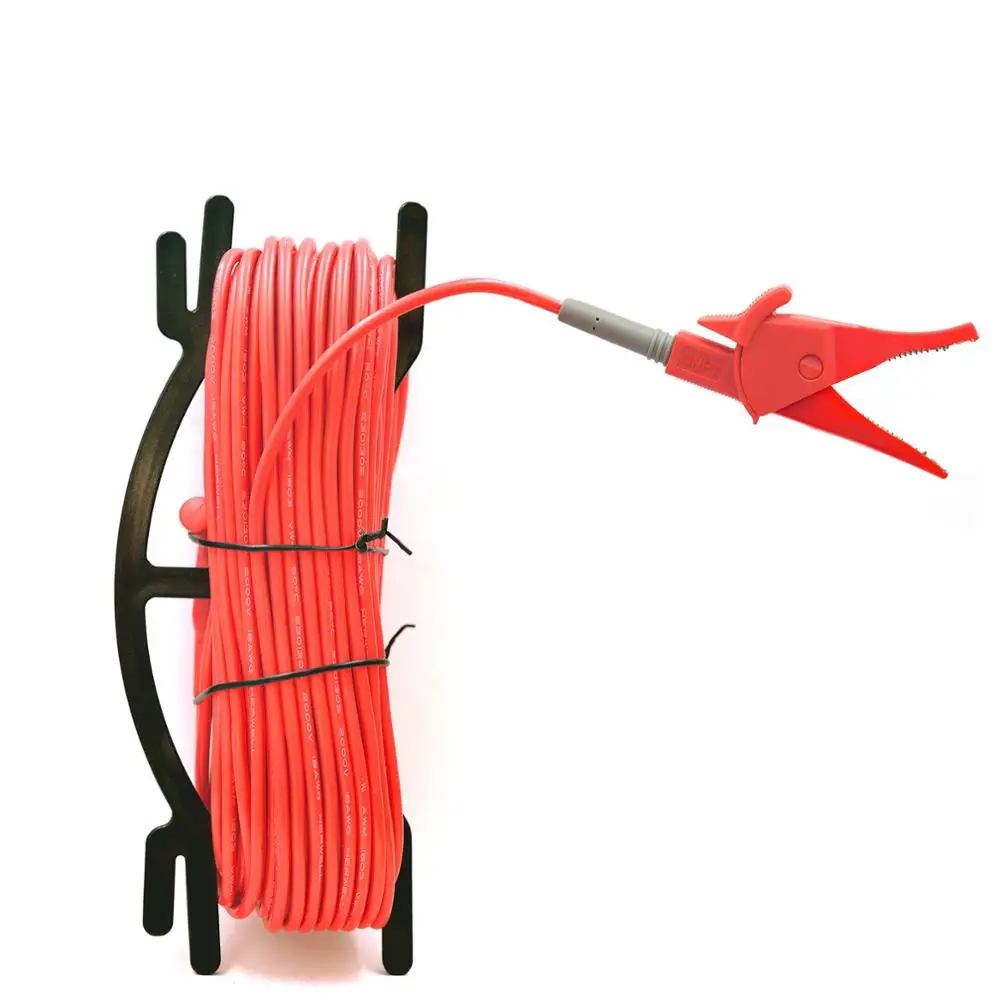 Imagem -02 - Ziboo-teste de Chumbo para o Medidor de Resistência à Terra Tester Vermelho 15 m para Uni-t Ut572