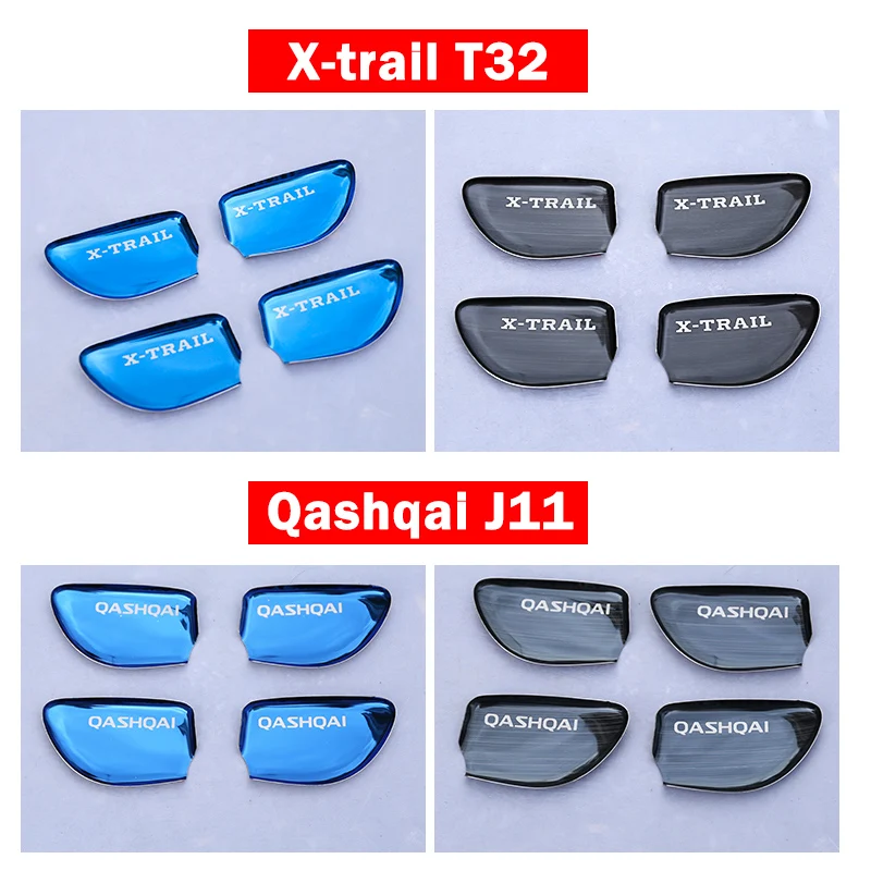 Stainless Steel Car Styling Inner Door Handle Bowl Covers Trims For Nissan Qashqai J11 X-trail X trai T32 2014-2020 Accessories