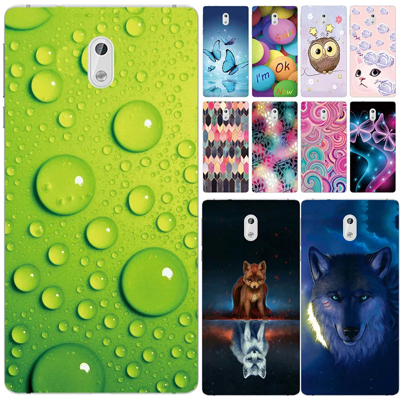 Case for Nokia 3 TA-1032 Fashion Cover Silicone Soft TPU Protective Phone Cases Coque