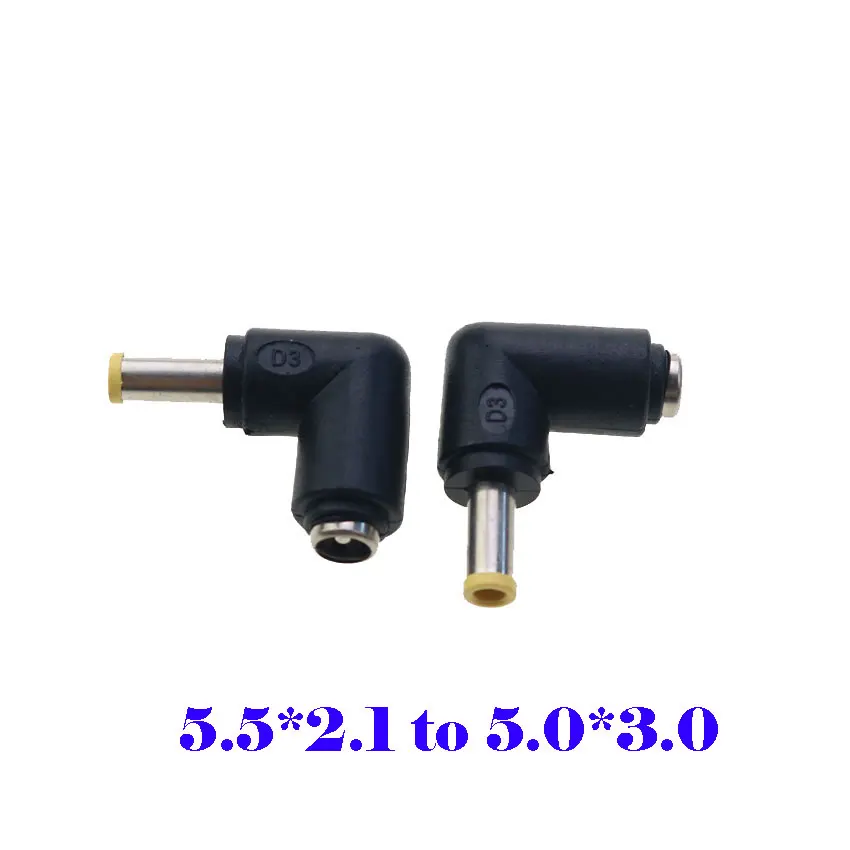 2個ユニバーサルDCパワーからオス5.5*2.1x4。8*1.7 /5.5*2.5/5.5*2.1/5.5*1.7/5.0*3.0/4.0*1.7/6.0*3.7プラグコンバータラップトップ広告