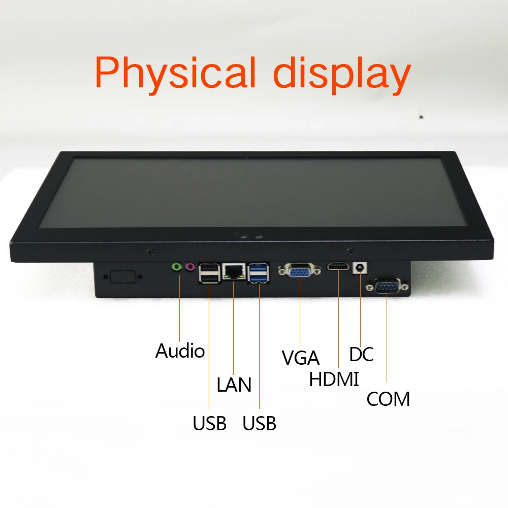 18.5 inch industrial computer all In one pc tablet AIO pc panel resistive touch screen I3 I5 I7 embedded mounting for win10 pro