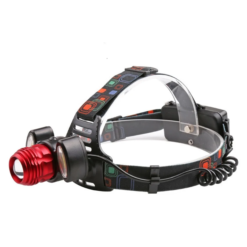 T6 LED Scheinwerfer Super Helle USB Aufladbare Scheinwerfer Drehen Zoomable, 4 Modus, Sensor Scheinwerfer Wasserdicht für Outdoor Angeln