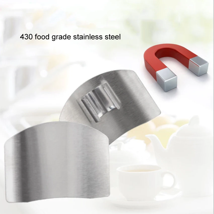 Stainless Steel Finger Protector Cutting Meat And Vegetables Finger Safety Fingerboard Multi-Functional Kitchen Tool Accessories - Image 5