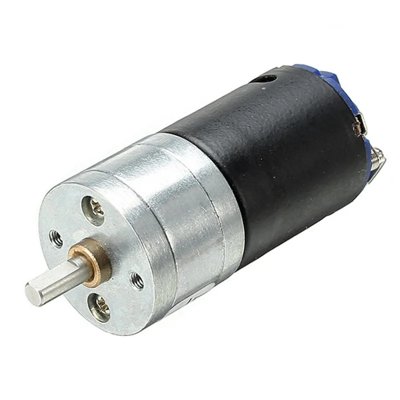 DC Gear Motor Electric 6V 12V 24V Reduction Speed 23rpm To 1931rpm PWM Reverse Durable Metal JGA25-370 DIY Engine