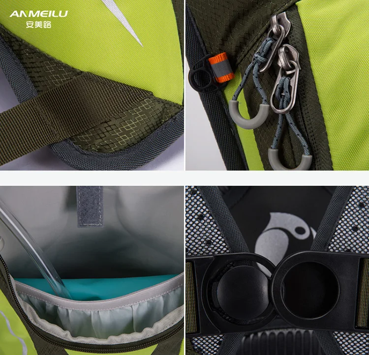 Wandern Trink Laufen Rucksack Männer 5L Camping Mit Wasser Flasche MTB Radfahren Rucksäcke männer Atmungsaktive Marathon Tasche Ausrüstung – Detail 12