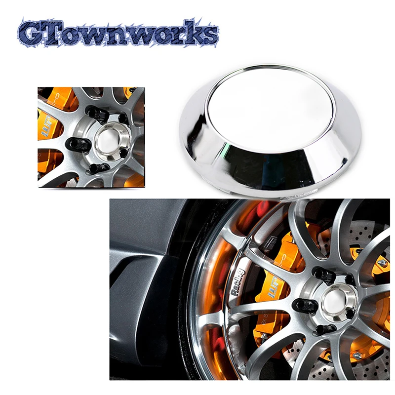 

4pcs 68mm (2.68in) Car Wheel Rim Center Caps Hup Cover Fit For LM Rota Slipstream RS II Konig Feather Interior Accessories