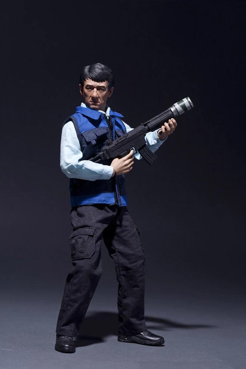 NEW 1/6 NO.013 The Foreigner Veterans Jackie Chan Male Action Figure Full Set Action Figure for Gift Collection