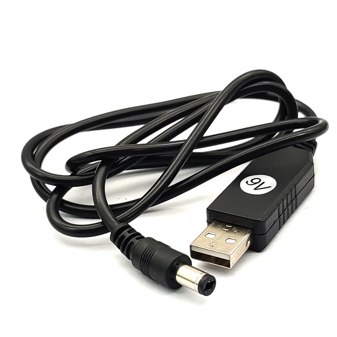 USB Power Boost Line DC 5V To 9V/12V Step UP Module USB Converter Adapter Cable 2.1x5.5mm Plug