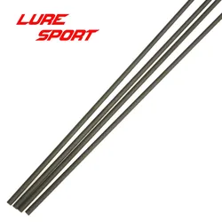 LureSport 4pcs 46cm Solid carbon rod Tip blank no paint Rod building components Fishing Pole Repair DIY Accessories