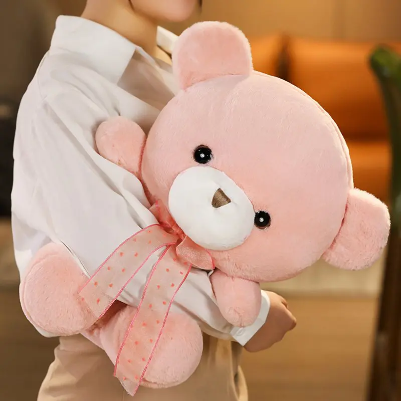 25/30/40CM Stuffed Teddy Bear Dolls Patch Bears Three Colors Plush Toys Best Gift for Children Kids Toy Wedding Gifts