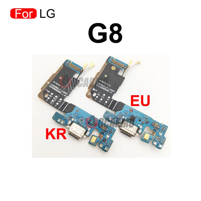 For LG G6 G7 G8 V35 V30 Plus K71 V40 V60 V50 USB Fast Charging Port Charger Dock Connector Mic Board Flex Cable Replacement