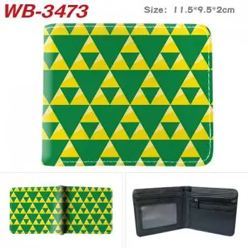 IVYYE Zelda Link A255200 moda Anime portafoglio borsa per soldi portafogli con cerniera monete borse Casual carta regali Unisex