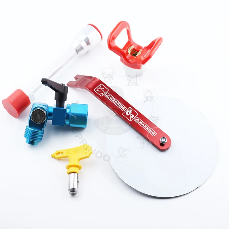 PULVERIZADOR sin aire de extensión, herramienta de guía de pulverización de 7/8 pulgadas con punta de pistola de pintura 517, accesorios, herramientas para Wagner Titan, pulverizador sin aire