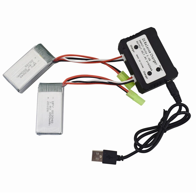 Batteria lipo da 7,4 V 850 mAh per 9300 9301E 9302E 9303E 9034E 9305E 2.4G 1:18 Telecomando 4WD Auto RC fuoristrada ad alta velocità