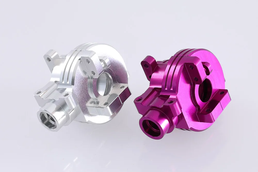 GTBRacing CNC Aluminium Getriebegehäuse für 1/10 RC Auto HPI RS4 III 3 Upgrade-Teil – Detail 1