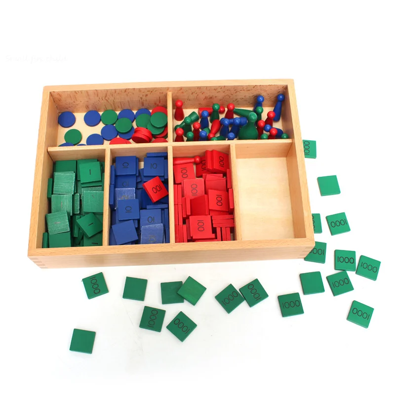 Nieuwe Baby Speelgoed Montessori Stempel Spel Math Voor Vroegschoolse Educatie Voorschoolse Familie Games Training Kinderen Speelgoed