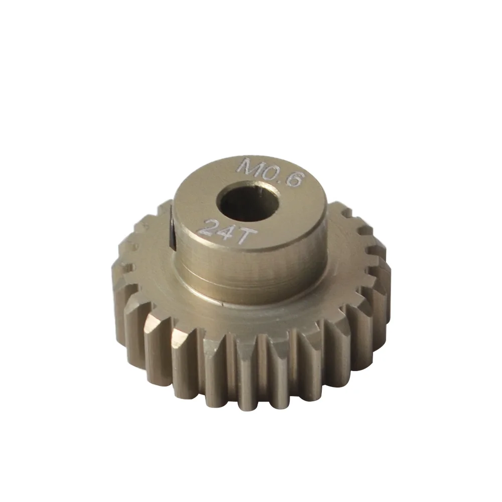 1PCS Metal M0.6 Pinion  22T 23T 24T 25T Motor Gears for Tamiya TT01 TT02 SCX10 Traxxas HPI 1/10 RC Car