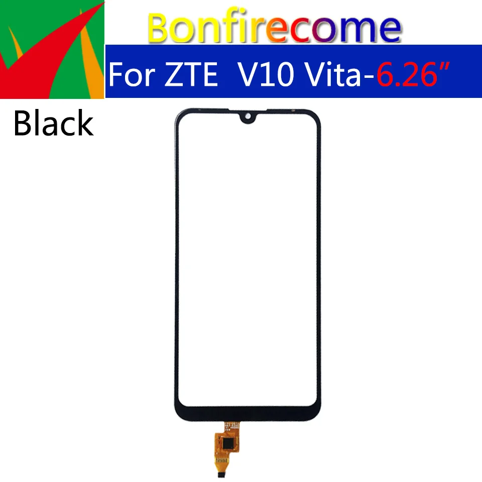 

10Pcs\Lot For ZTE Blade V10 Vita Touch Screen Digitizer Panel LCD Display Front Glass Sensor Replacement