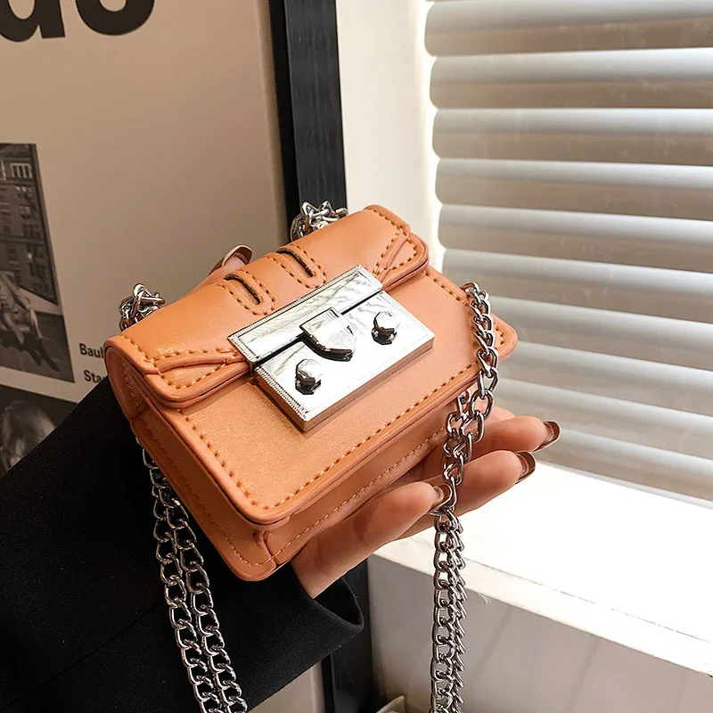 New Arrival Mini Crossbody Bags For Women Designer Bags Luxury Chain Shoulder Coin Mini Purse Cute Small Square Box Lipstick Bag