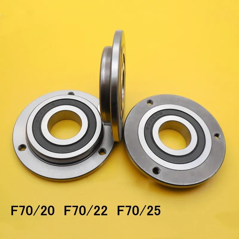 1 pz flangia cuscinetto F70/20 F70/22 F70/25-2RS dimensioni 20*22*25*70*12mm