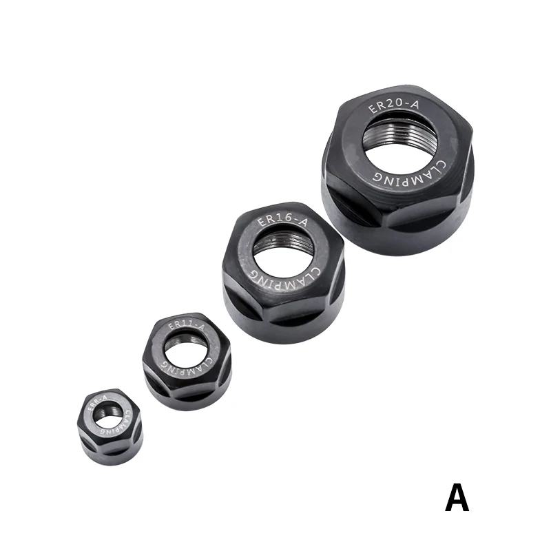 1 unità di ER8 ER11 ER16 ER20 ER25 ER32 ER40 ER50 A M dado um dado ER per tenere di tornitura CNC mandrino