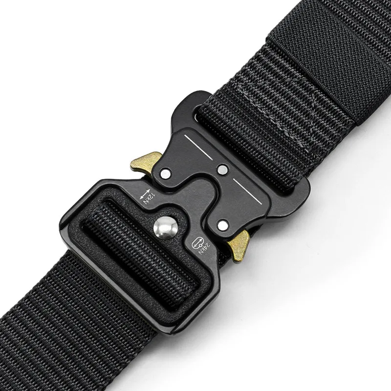 2024 New Belt Tactical Metal Belt Multifunctional Alloy Buckle High Quality Waist Buckle Nylon Belt