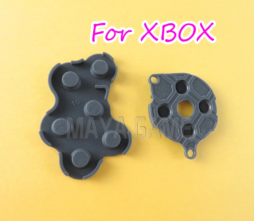 ซิลิโคนสำหรับ XBOX GEN 1ST Controller ยางปุ่ม Contact Pad ABXY สำหรับซ่อม XBOX 5ชุด