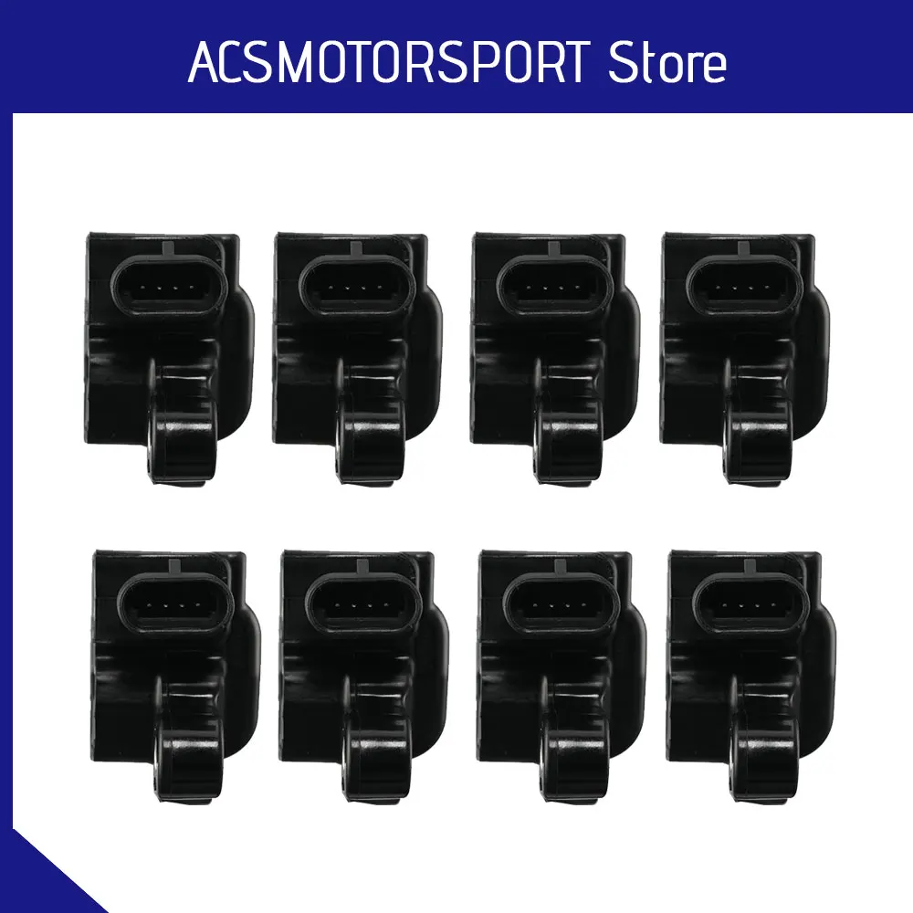 

ACS MOTORSPORT New Ignition Coil For Chevrolet Silverado Tahoe For Cadillac Hummer GMC V8 U C1511 F-413 12570616 12611424 812570