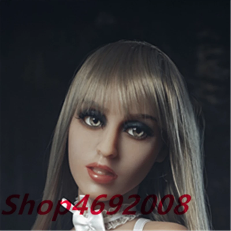 X2 Delicate face Lifelike Sex Doll Head Silicone Material Metal Frame Beautiful Facial Features Enjoy The Oral Sex Of Love Dolls