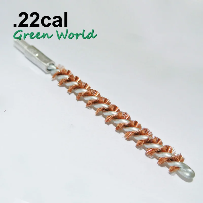 Green World.22cal-12GA Phosphorbronze-Bohrungsbürste, Pistolenreinigungsbürste – Detail 5