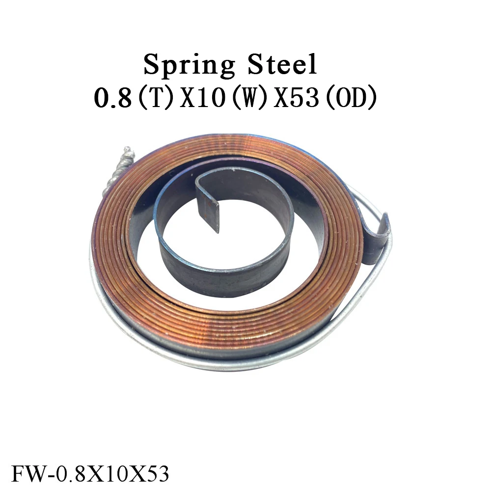 customized steel ribbon coil volute spiral flat  spring spring,constant force spring