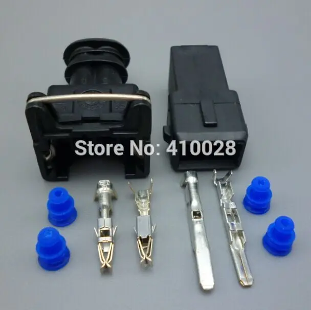 worldgolden 5sets EV1 Fuel Injector Plug nozzle Cars Waterproof 2 Pin way Electrical Wire Connector Plug auto Connectors