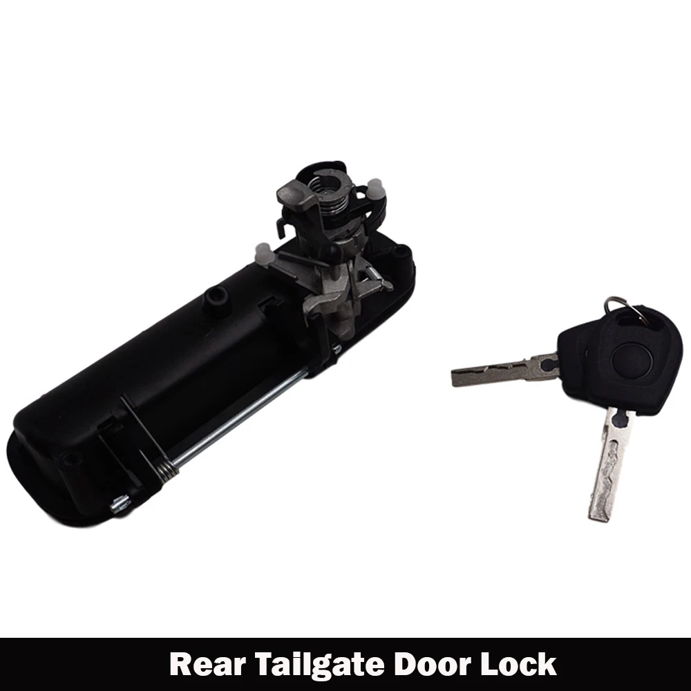 Back Rear Tailgate Boot Luggage Door Lock Handle Exterior Out Trunk Handle for Volkswagen VW Polo MK3 Golf MK4+2 Keys 1J6827565B
