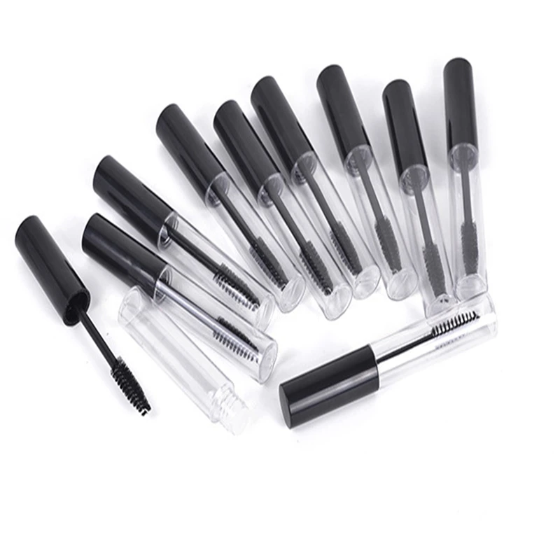 100 PCS 10 Ml Rỗng Mascara Lông Mi Mọc Lông Mi Chất Lỏng Bình Son Bóng Ống Mỹ Phẩm Mẫu Lọ Chai