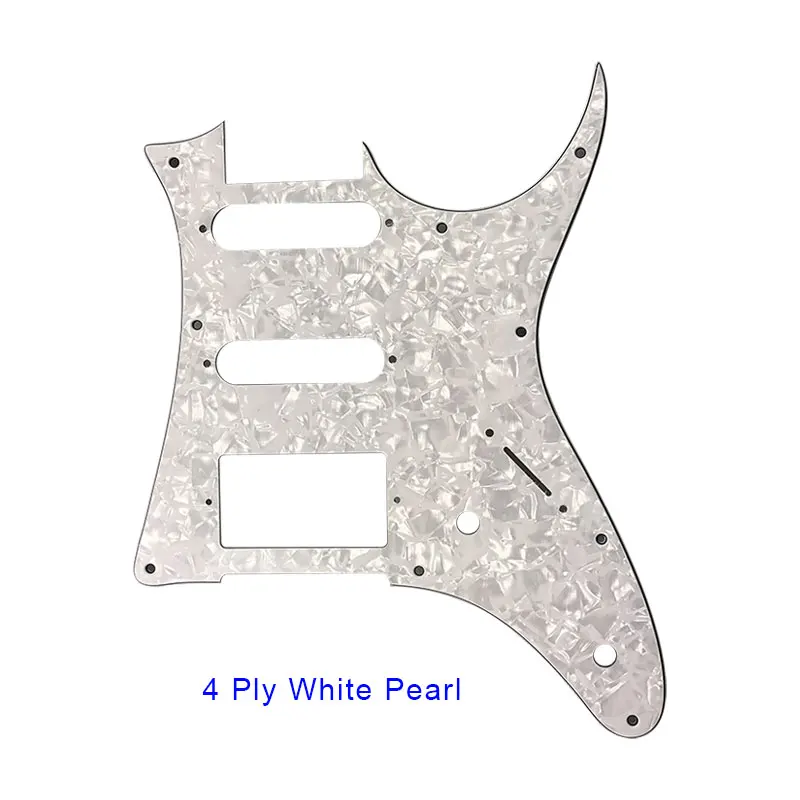 Xin Yue Custom Guitar Parts -For 10 Hole Screws MIJ Ibanez RGX40 Guitar Pickguard Humbucker HSS Pickup Scratch Plate,Many Solors