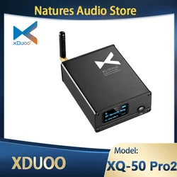 xDuoo XQ50 pro2 Bluetooth Audio Receiver Converter QCC5125 Buletooth 5.1 DAC XQ-50 pro 2 support LDAC PC USB DAC XQ50pro2 v2