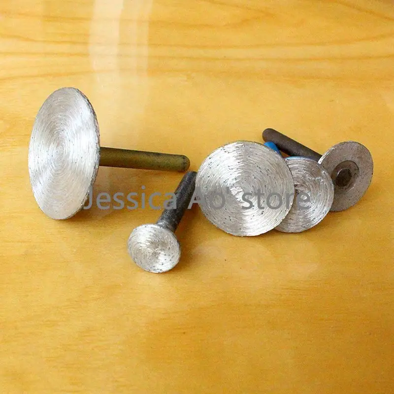 5pcs 15-40mm giada intaglio sinterizzato lame diamantate T testa di macinazione disco da taglio strumenti per intaglio della pietra scritte per rettifica del marmo