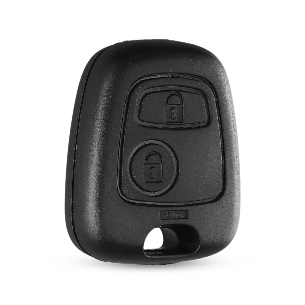 KEYYOU Remote Key Shell Case Fob For Toyota AYGO For Citroen For Peugeot No blade No logo 2 Buttons