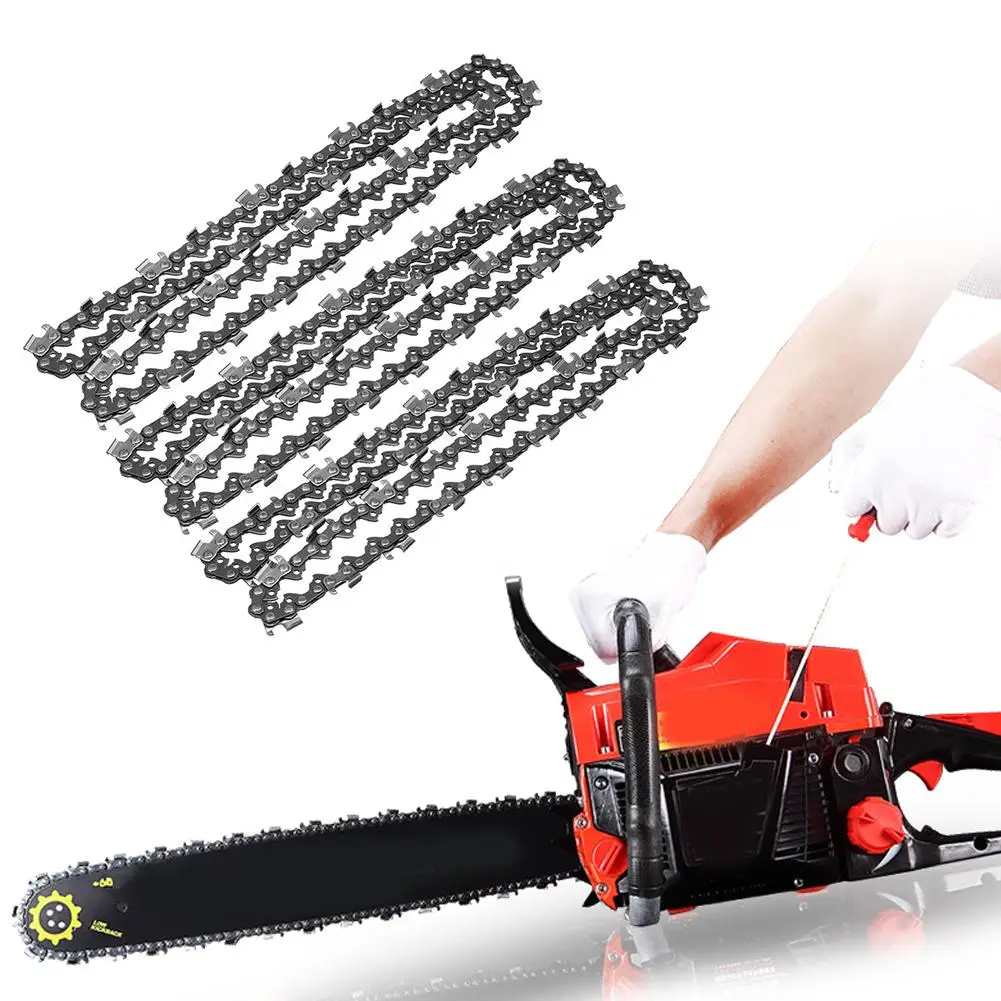 3pcs 20Inch 325 058 76DL Chainsaw Chain Saw Replaces For Baumr-Ag SX62 Electrical Tools Accessories For Semi Chisel Skip Tooth