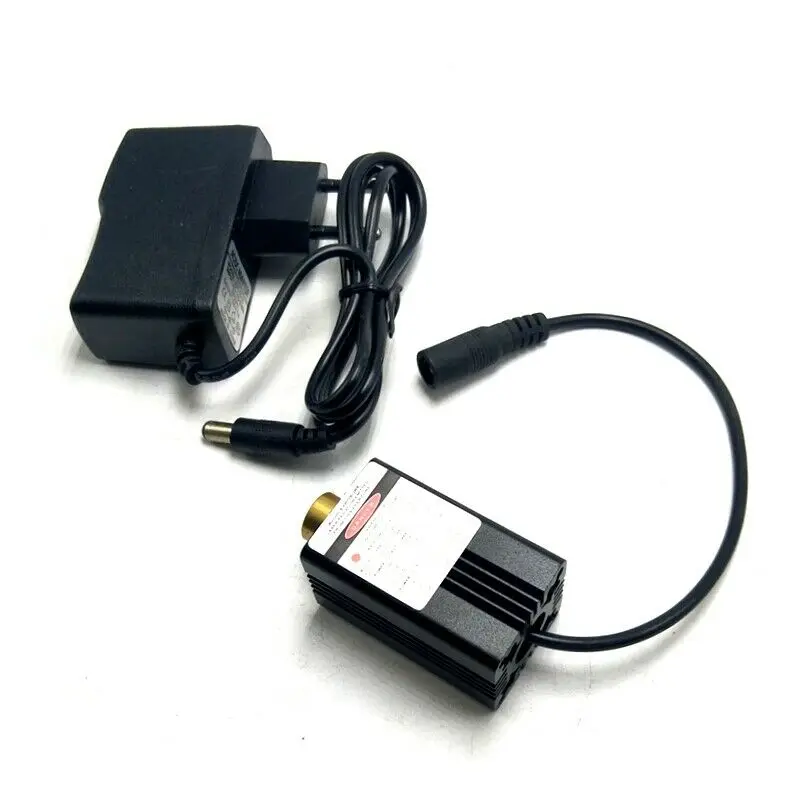 Focusable 250MW 650nm Dot Focus Red Laser Module W 5V AC + Adapter