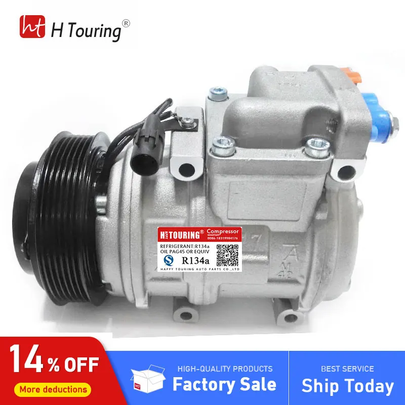 10PA17C AC COMPRESSOR FOR SSANGYONG STAVIC RODIUS 2007 2008 2009 2010 2011 2012 2013 6652300211 6651303111 6652300011 6652300211