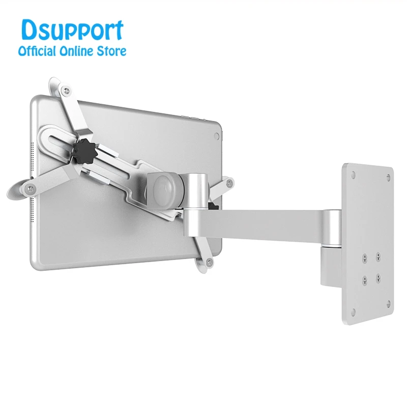 

Tablet pc Wall Mount Stand Aluminum Alloy Screen Holder Universal 3.5-12 inch Tablets Bracket and smartphone