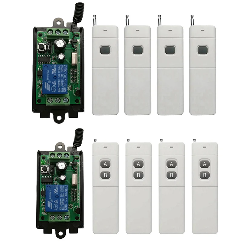 3000M Long Range DC9V 12V 24V 1CH RF Wireless Remote Control Switch System Transmitter+Receiver Lamp/Garage Doors/Shutters