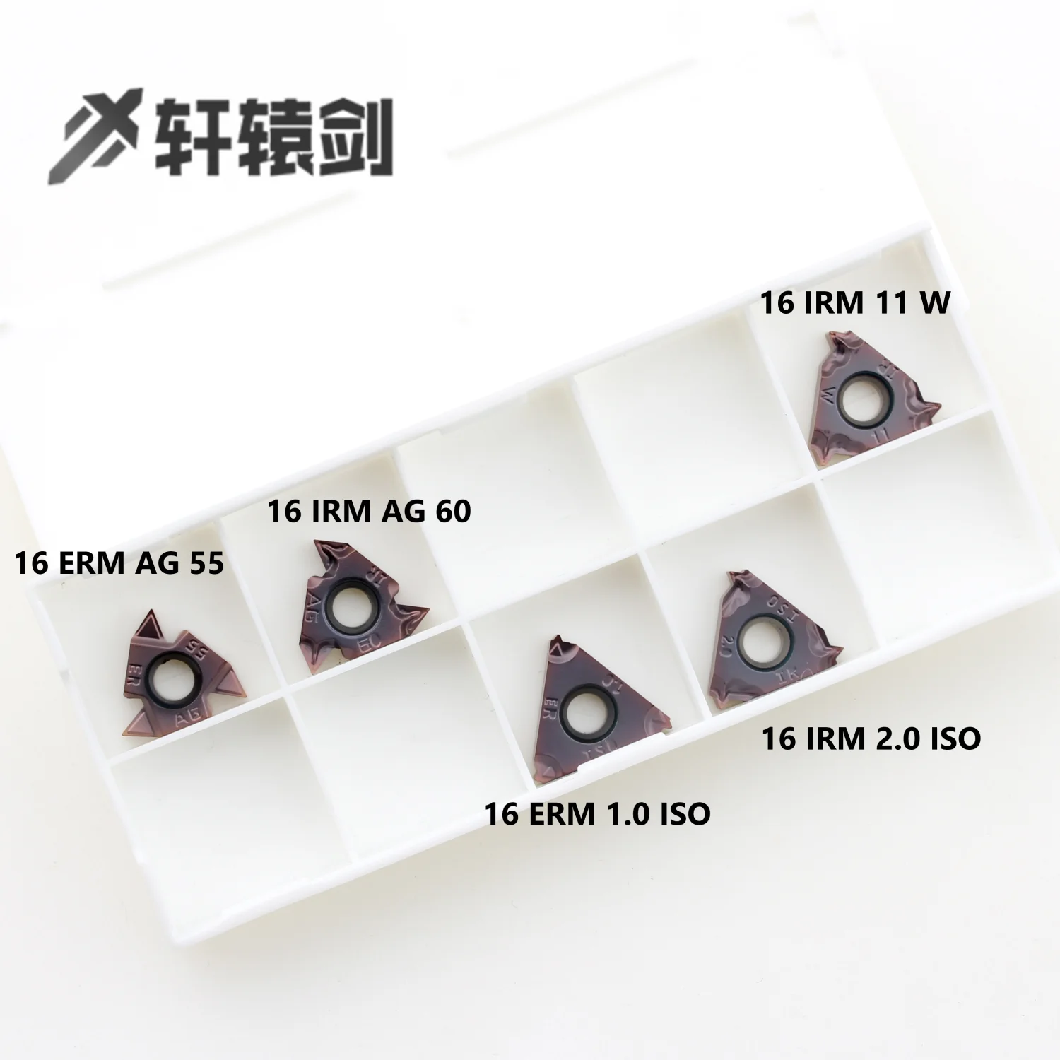 10PCS 16ERM 16IRM AG55 AG60 XMZ10 Indexable Threading carbide Insert CNC lathe cutter For stainless steel