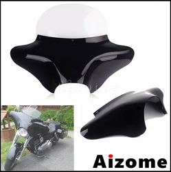 Clear Headlight Windshield Batwing Motorcycle Wind Fairing For Harley Road king Softail Honda VT Yamaha XVS Suzuki VL 1990-2020