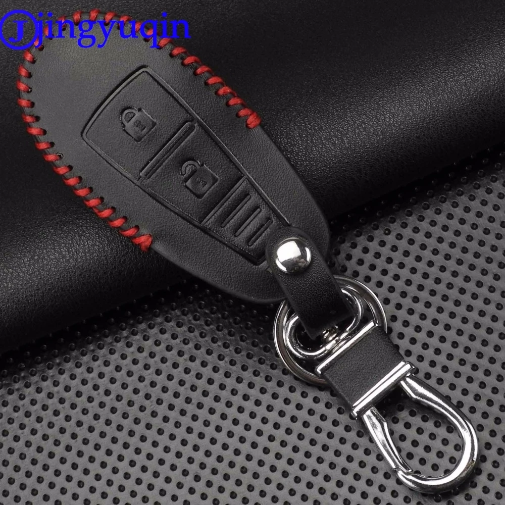 Jingyuqin 2 Knöpfe Mode Leder Autos chl üssel Abdeckung Fall für Suzuki Vitara Swift Ingis Kizashi SX4 Baleno Ertiga 2016 2017 2018