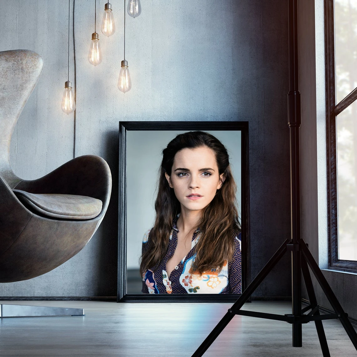 إيما واتسون ملصق ديكور المنزل طلاء جدران (بدون إطار) #1