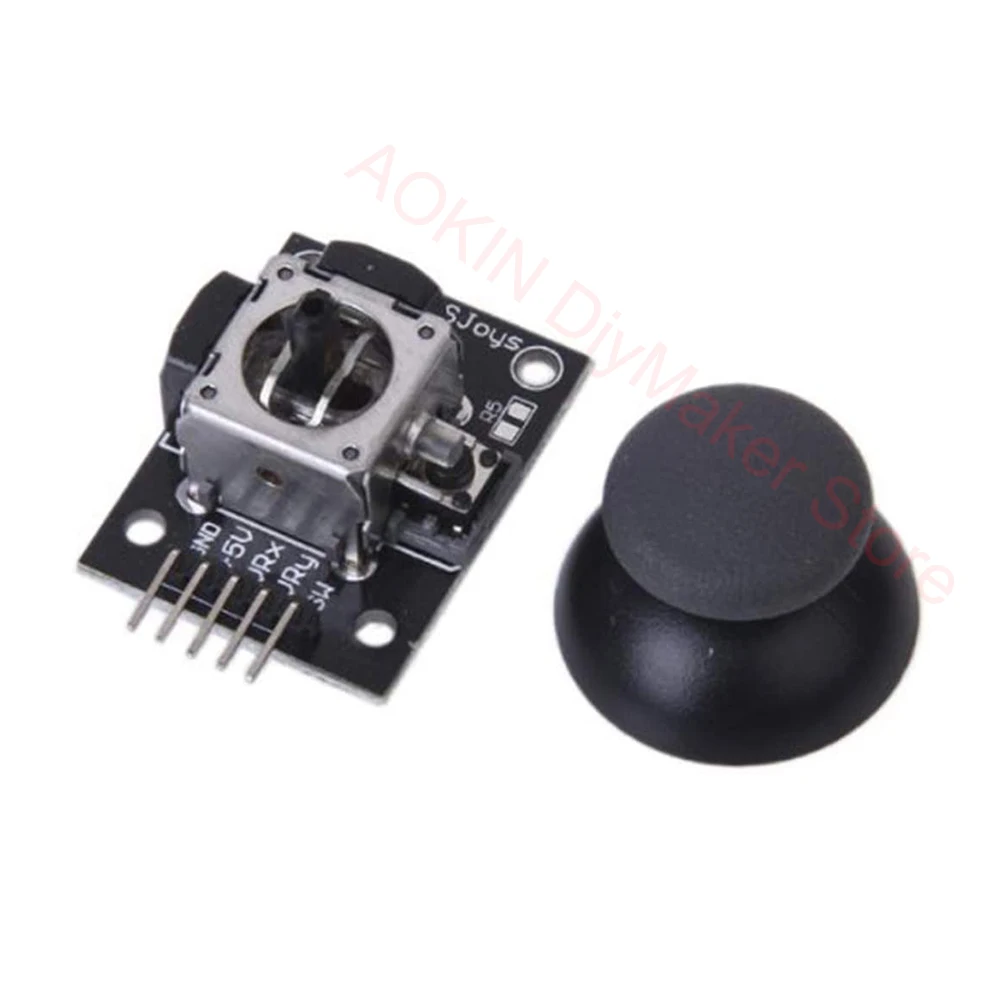 5 pcs For Arduino Dual-axis XY Joystick Module Higher Quality PS2 Joystick Control Lever Sensor KY-023 Rated 4.9 /5