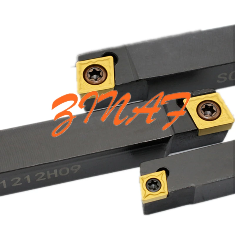 1pc Hold SCACR1212K09 Turning utensile per tornitura esterna tenere CCMT06/09 inserti in metallo duro tornio Bar utensili da taglio CNC